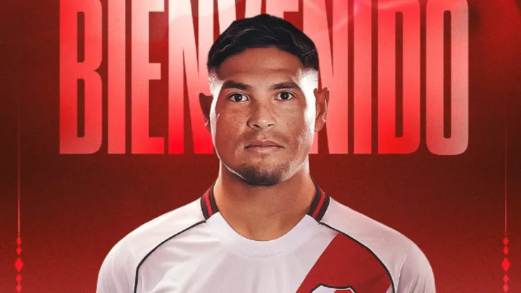 Maximiliano Salas presentado como nuevo jugador de River Plate. (@RiverPlate)