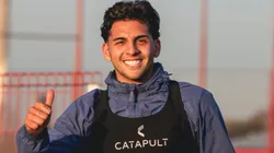 Hernán López Muñoz, jugador de Argentinos Juniors. (@AAAJoficial)