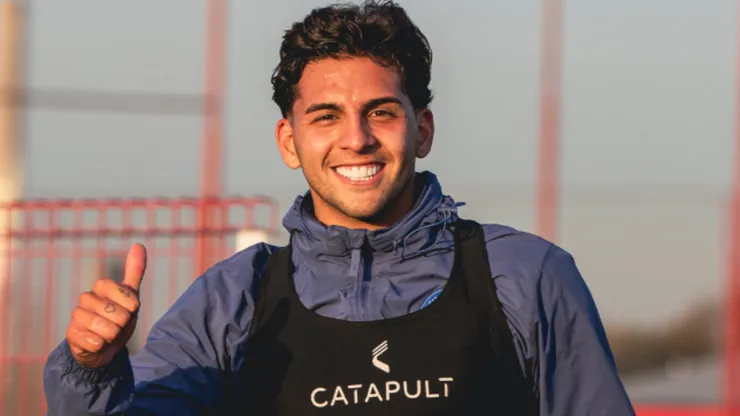 Hernán López Muñoz, jugador de Argentinos Juniors. (@AAAJoficial)