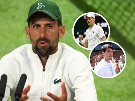 Djokovic se la jugó y eligió su favorito para ganar Wimbledon entre Sinner y Alcaraz: "Le doy una ligera ventaja"