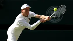 Jannik Sinner en acción.