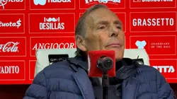 Miguel Ángel Russo, entrenador de Boca Juniors durante la conferencia de prensa en las instalaciones de Argentinos Juniors. (@PlanetaBoca)