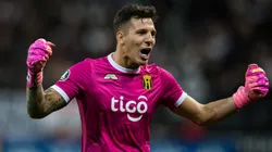 Gaspar Servio, arquero de Guaraní de Paraguay. (Getty Images)