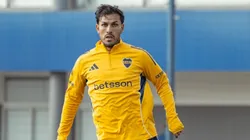 Leandro Paredes, futbolista de Boca Juniors, durante el entrenamiento en Boca Predio.