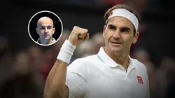 Roger Federer y su ex entrenador Ivan Ljubicic. (Getty Images)