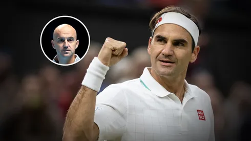 Roger Federer y su ex entrenador Ivan Ljubicic. (Getty Images)