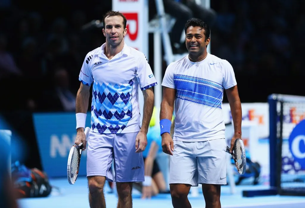 Stepanek y Paes en 2016. (Foto: Getty).
