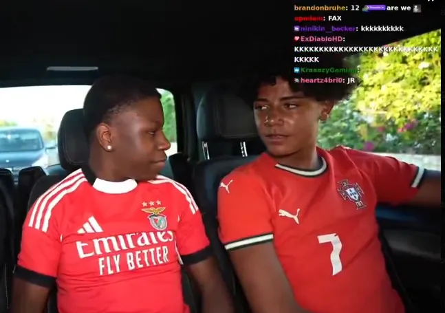 Cristiano Jr no le escapó a la pregunta de Rakai.