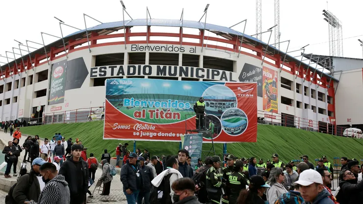 El estadio de la Selección de Bolivia.