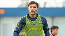 Leandro Paredes en el entrenamiento de Boca Juniors. (@BocaJrsOficial)