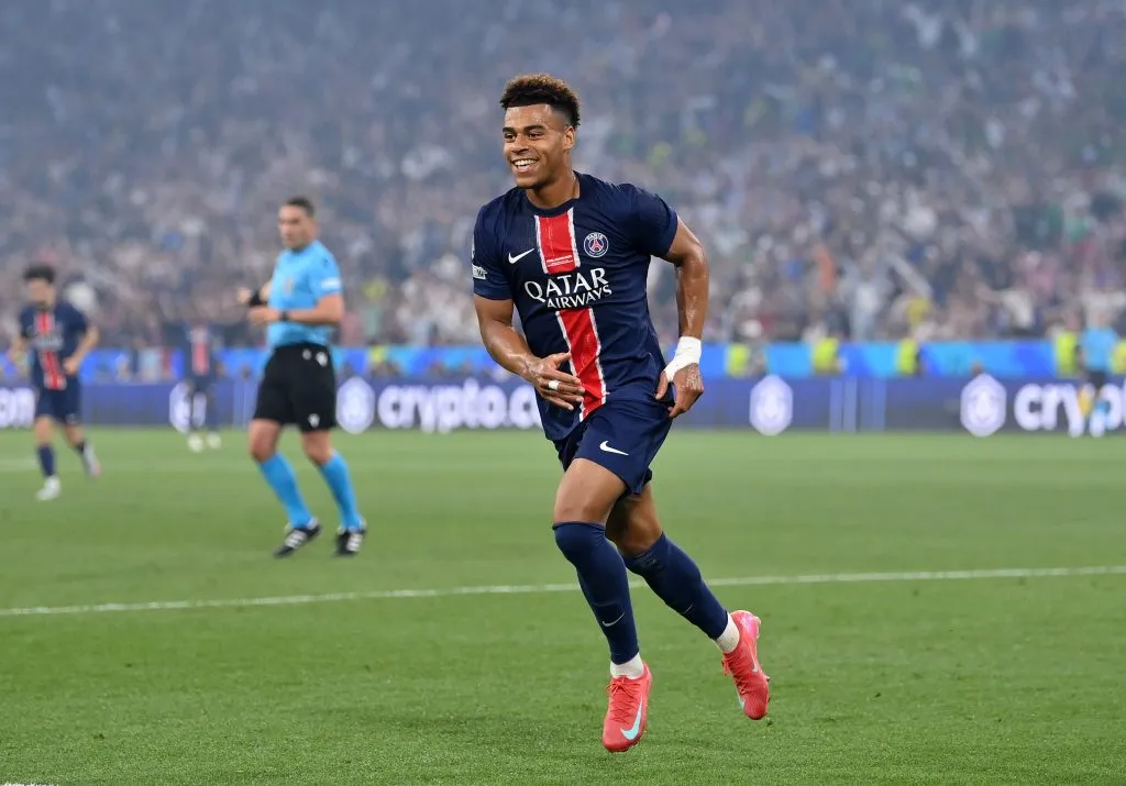 Désiré Doué, futbolista de Paris Saint-Germain. (Getty Images)