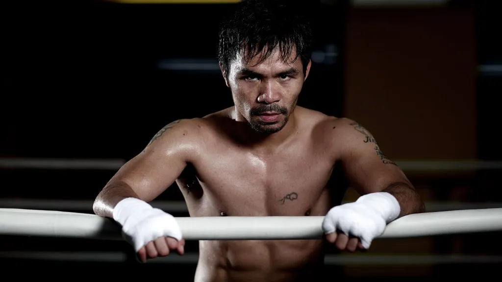 Manny Pacquiao, boxeador filipino considerado uno de los mejores de todos los tiempos. (Getty Images)