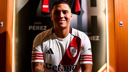 Juanfer Quintero en su regreso a River.