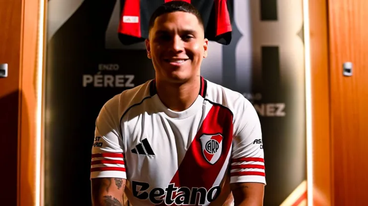 Juanfer Quintero en su regreso a River.