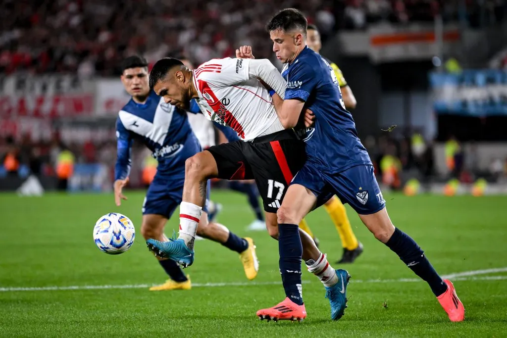 Paulo Díaz y Valentín Gómez. (Foto: Getty).