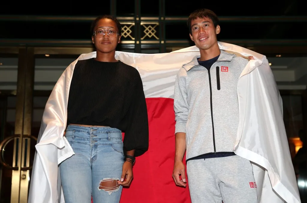 Osaka y Nishikori, emblemas del tenis japonés. (Foto: Getty).