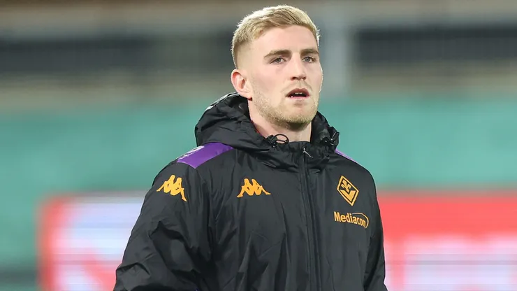 Nicolás Valentini, ex defensor de Boca y Fiorentina, que se desempeña en Hellas Verona. (Getty Images)