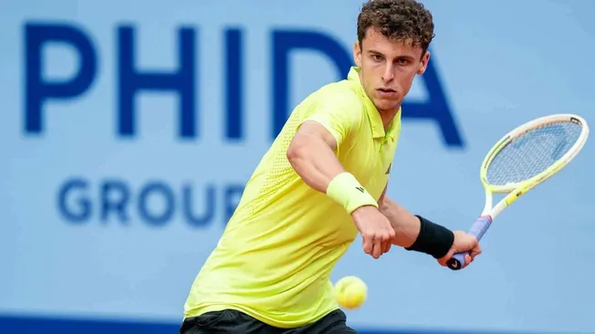 Juanma Cerúndolo jugará la final en Suiza.