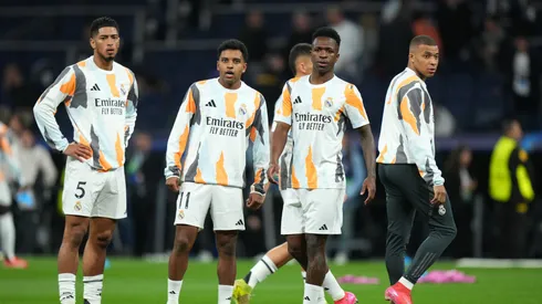 Jude Bellingham, Rodrygo Goes, Vinícius Júnior y Kylian Mbappé, jugadores de Real Madrid. (Getty Images)