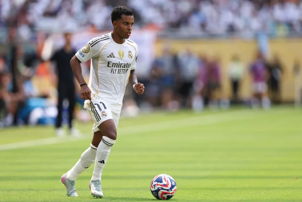 Rodrygo Goes, delantero brasileño de Real Madrid. (Getty Images)