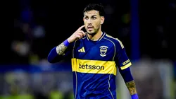 Leandro Paredes en su reestreno con la camiseta de Boca Juniors. (Getty Images)