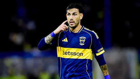 Leandro Paredes en su reestreno con la camiseta de Boca Juniors. (Getty Images)