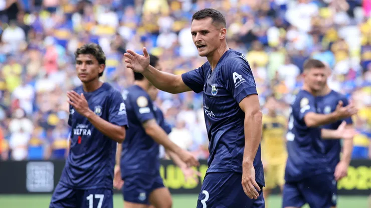 Adam Mitchell, futbolista que se desempeña en Auckland City, durante el encuentro ante Boca Juniors en el Mundial de Clubes. (Getty Images)
