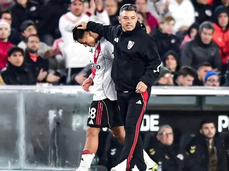 Gallardo no le dio minutos ante Instituto y su padre estalló contra el DT de River: "Sos un payaso"
