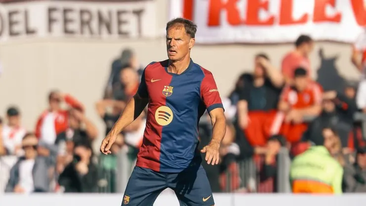 Frank De Boer en el Choque de Leyendas.