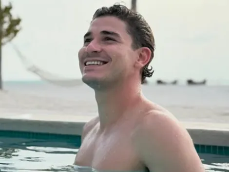 Mientras espera ser papá de un nene, las vacaciones de Julián Alvarez en Ibiza: pareja, descanso y encuentro con un crack brasileño