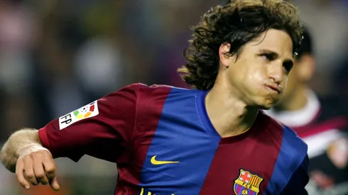 Edmilson en su paso por Barcelona.