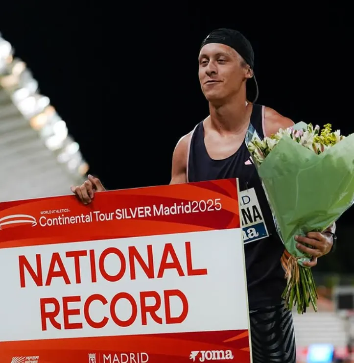 Elian Larregina, deportista argentino que se especializa en atletismo. (@ElianLarregina en Instagram)
