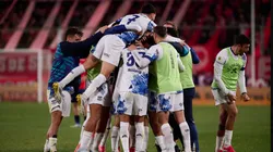 Los jugadores de Talleres en la victoria ante Independiente por el Torneo Clausura. (@CATalleresdecba)