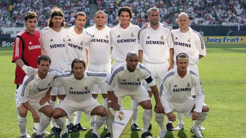Thomas Gravesen integrando el equipo de Real Madrid.