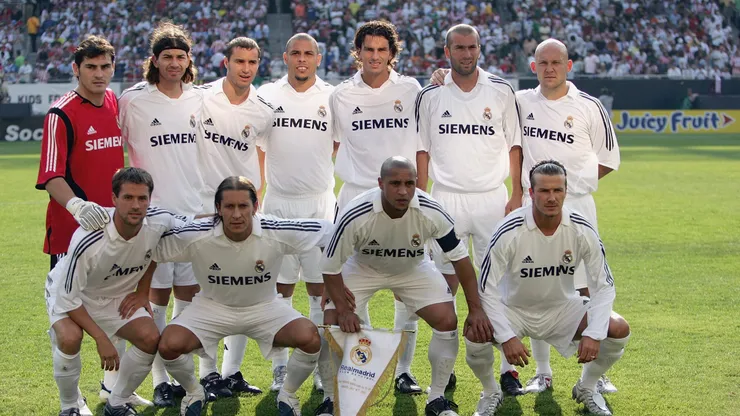 Thomas Gravesen integrando el equipo de Real Madrid.