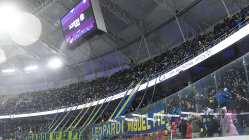 La hinchada de Boca frente a Atlético Tucumán por Copa Argentina.