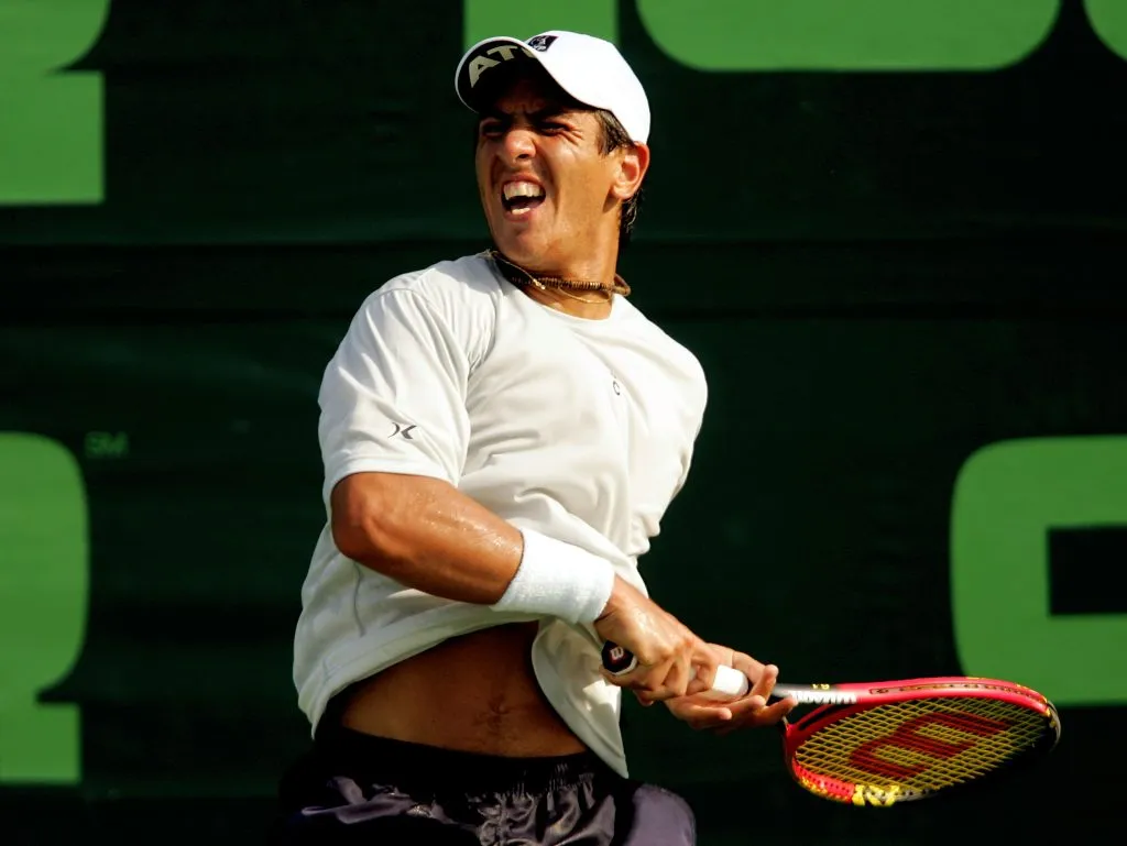 Cañas en 2005, el año de la suspensión por doping positivo. (Foto: Getty).