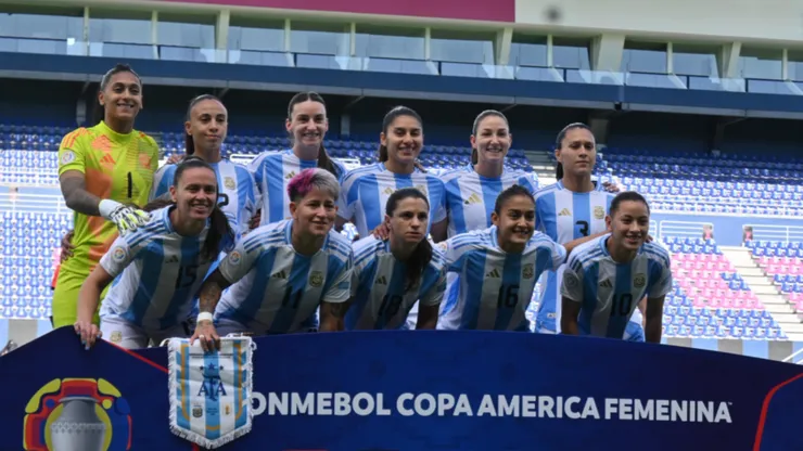 El equipo de la Selección Argentina en la Copa América Femenina 2025. (@Argentina)