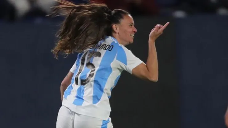 Florencia Bonsegundo y su aporte goleador para Argentina.