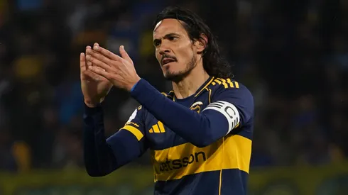 Edinson Cavani, delantero uruguayo de Boca Juniors.