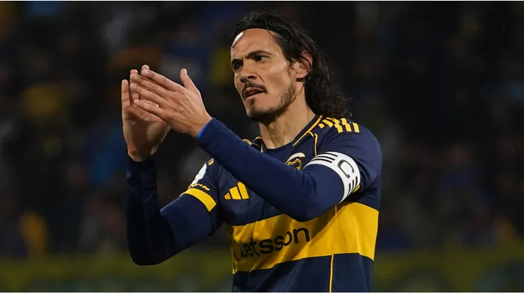 Edinson Cavani, delantero uruguayo de Boca Juniors.