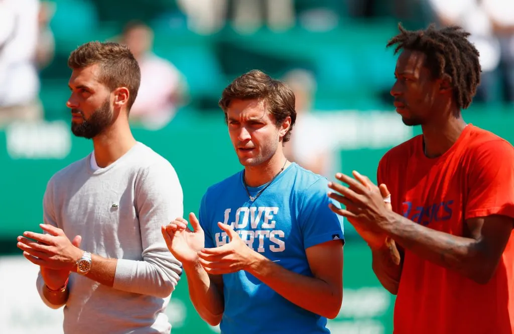Paire, Simón y Monfils. (Foto: Getty).