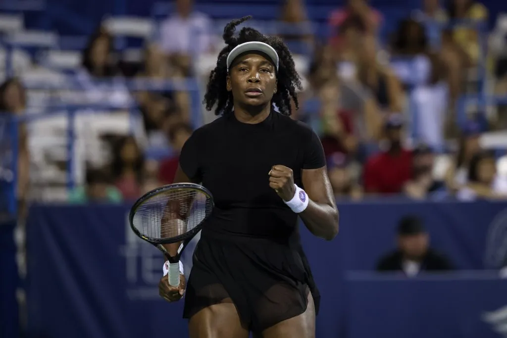 Venus Williams durante su participación en Washington 2025 (Getty Images).