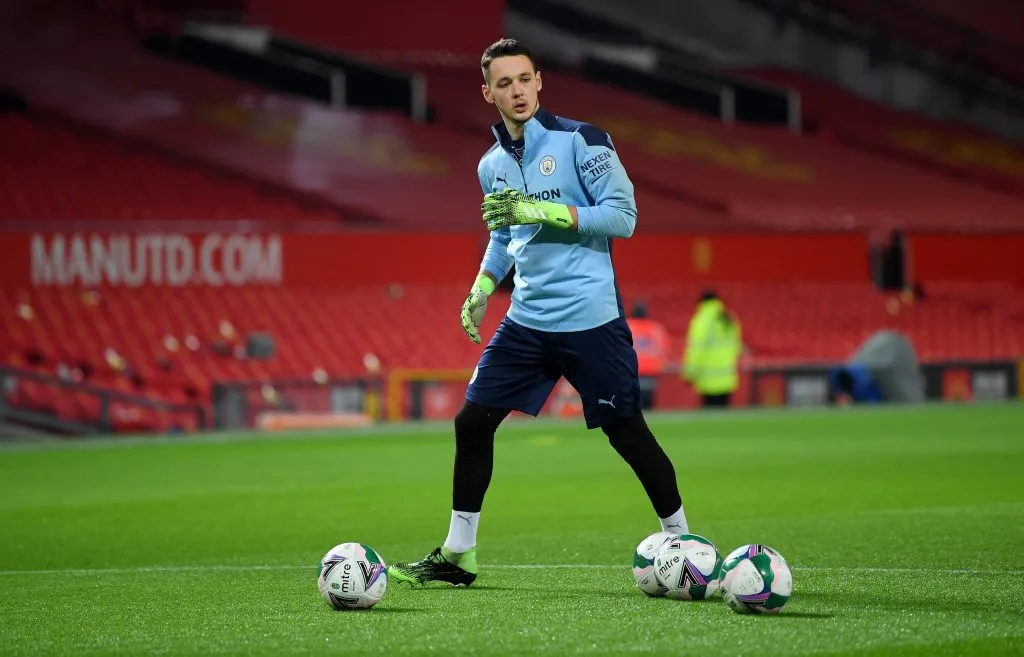Trafford, listo para volver a vestir los colores de Manchester City (Getty Images).