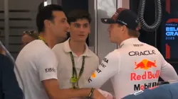 ¿Qué se dijeron? El inesperado encuentro entre Lionel Scaloni y Max Verstappen en la previa del GP de Bélgica