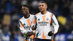 Vinícius Júnior y Kylian Mbappé, delanteros estrellas de Real Madrid.
