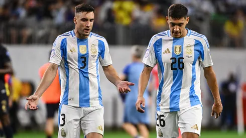 Nicolás Tagliafico y Nahuel Molina, defensores de la Selección Argentina.