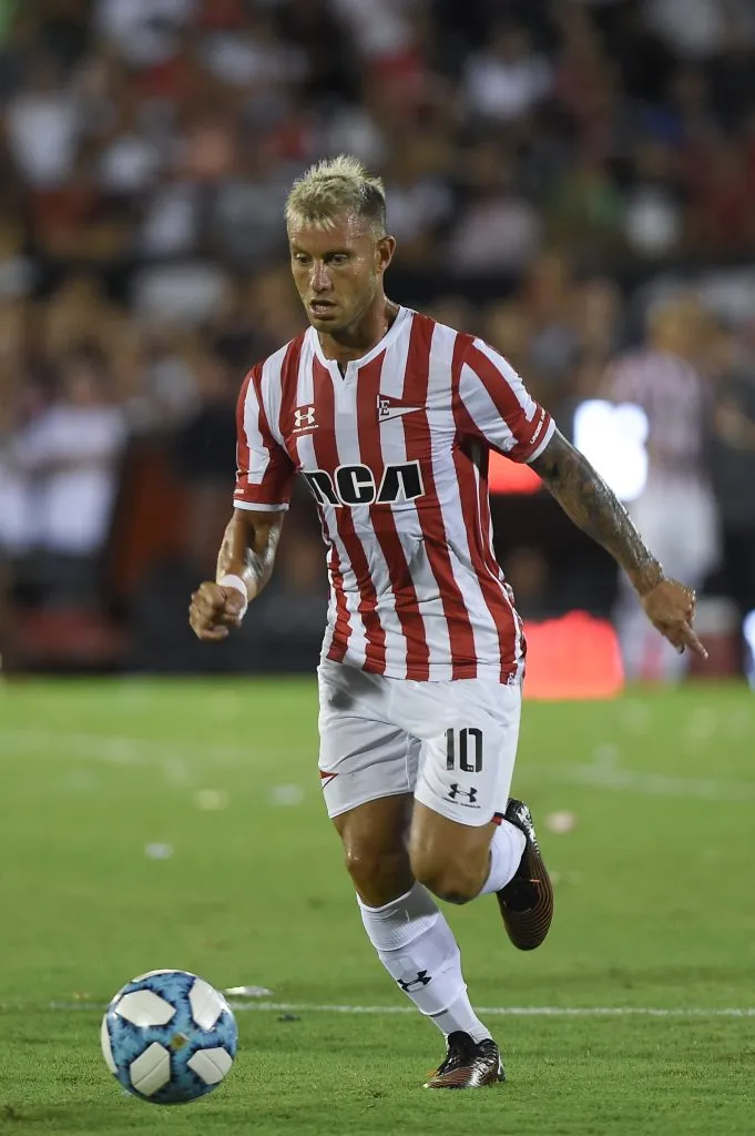 Gastón Fernández en 2020 con Estudiantes. (Foto: Getty).