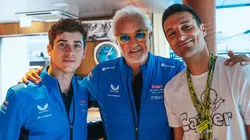 Colapinto y Scaloni se encontraron en el GP de Bélgica