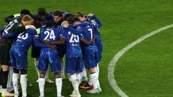 El equipo del Chelsea en la final de la Conference League.